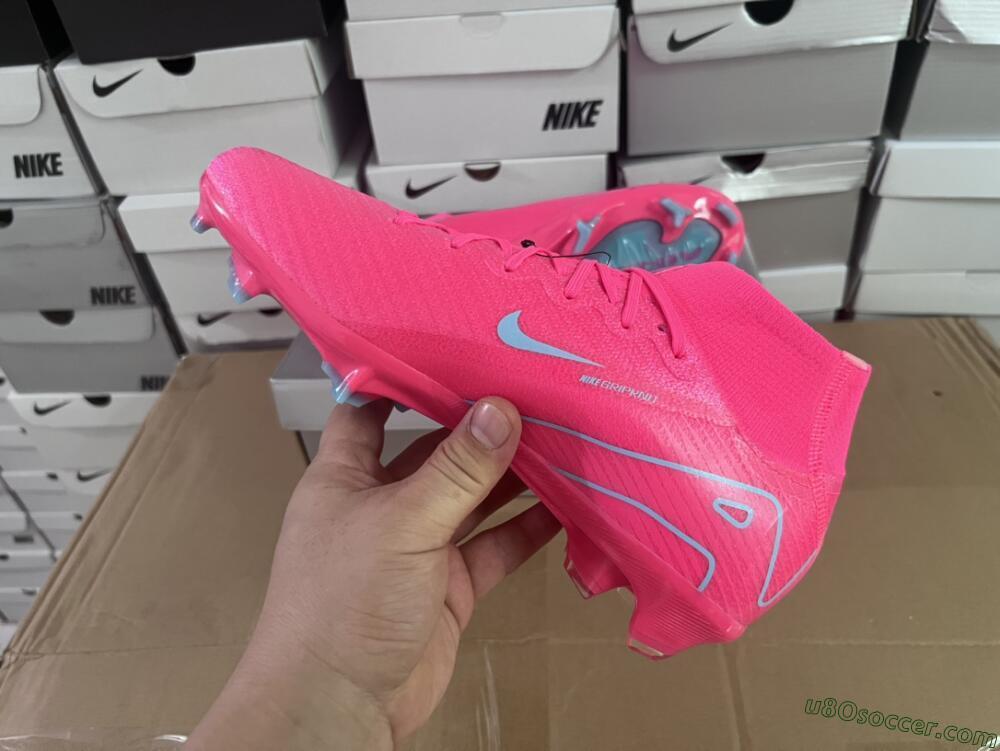 Nike Air Zoom Mercurial Superfly 16 Elite FG Firm Ground Soccer Cleats - Pink/Mint