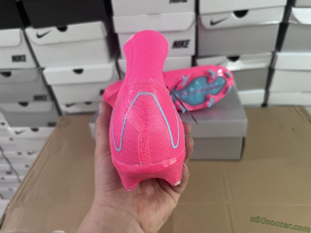 Nike Air Zoom Mercurial Superfly 16 Elite FG Firm Ground Soccer Cleats - Pink/Mint
