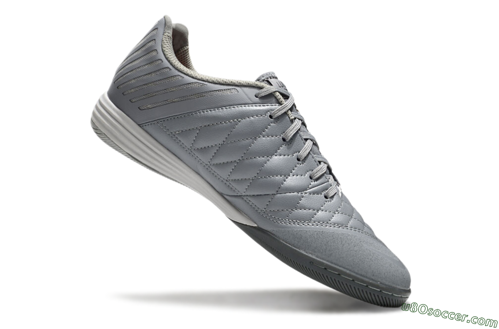 Nike Lunar Gato 2 IC Indoor & Futsal Soccer Shoes - Grey/Purple/White 4