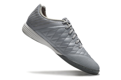 Nike Lunar Gato 2 IC Indoor & Futsal Soccer Shoes - Grey/Purple/White