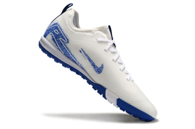 Nike Air Zoom Mercurial Vapor 16 Pro TF Artificial Turf Soccer Shoes - White/Blue