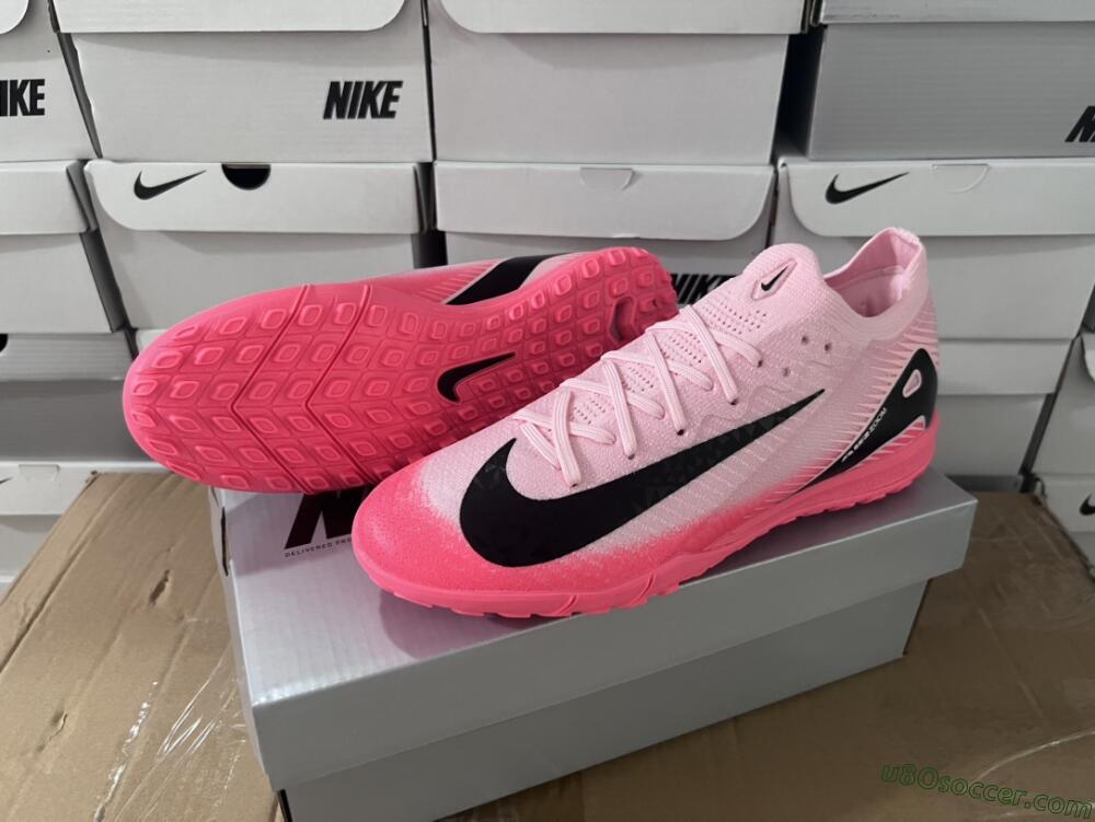 Nike Air Zoom Mercurial Vapor 16 Elite TF Artificial Turf Soccer Shoes - Pink/White
