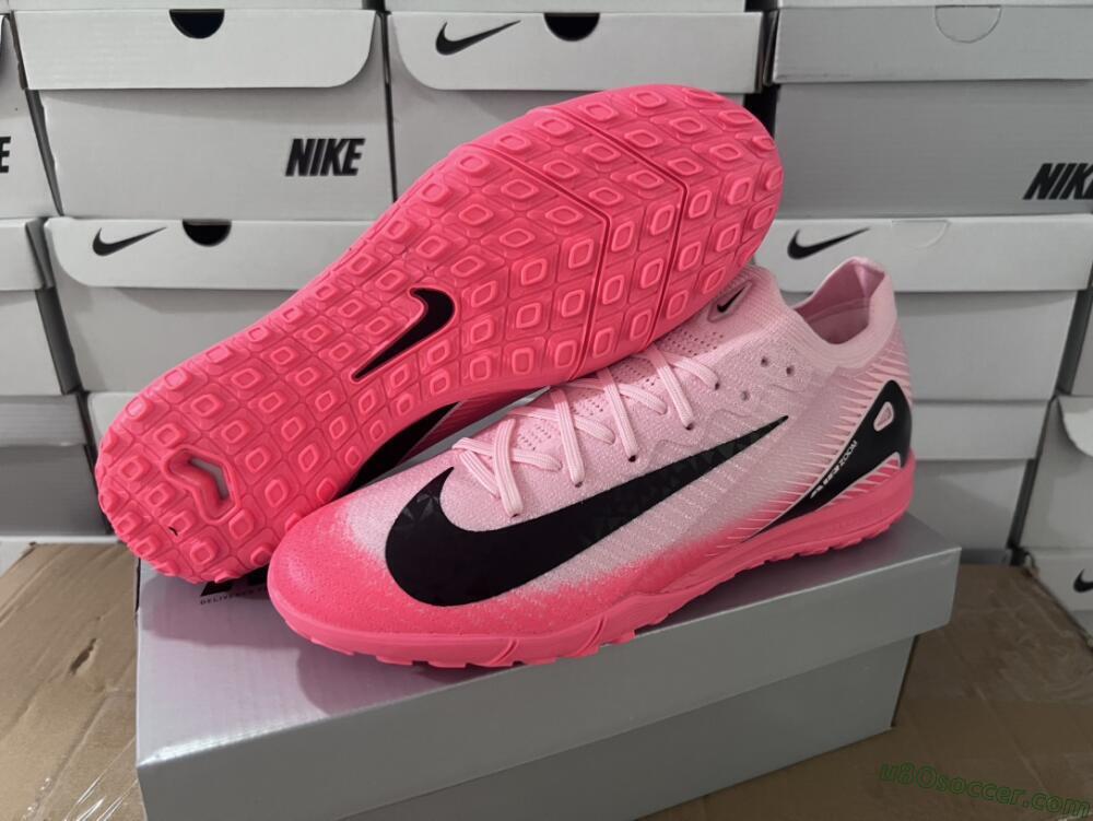 Nike Air Zoom Mercurial Vapor 16 Elite TF Artificial Turf Soccer Shoes - Pink/White
