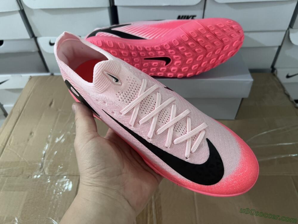 Nike Air Zoom Mercurial Vapor 16 Elite TF Artificial Turf Soccer Shoes - Pink/White