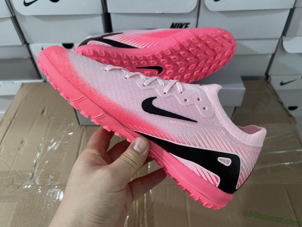 Nike Air Zoom Mercurial Vapor 16 Elite TF Artificial Turf Soccer Shoes - Pink/White