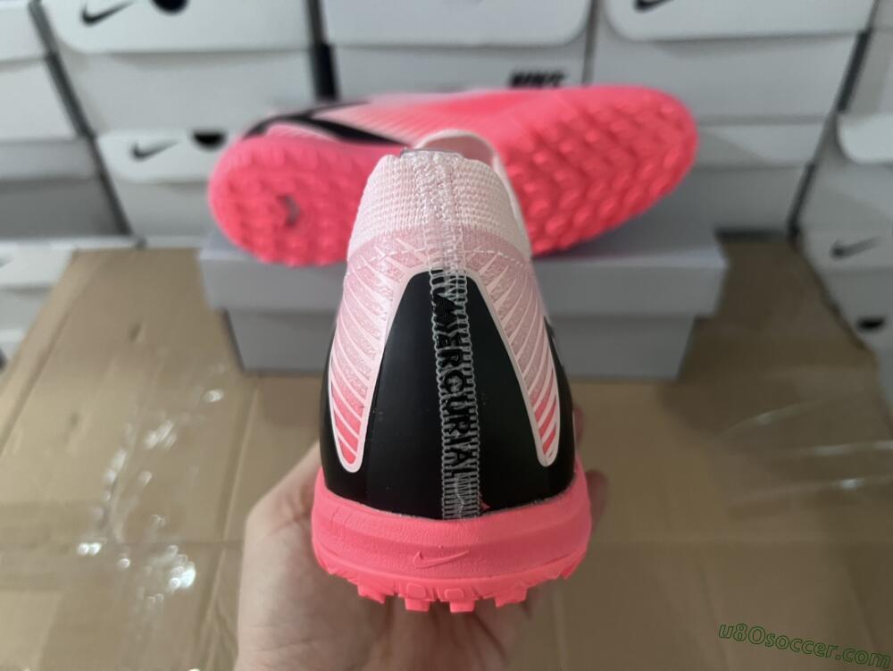 Nike Air Zoom Mercurial Vapor 16 Elite TF Artificial Turf Soccer Shoes - Pink/White