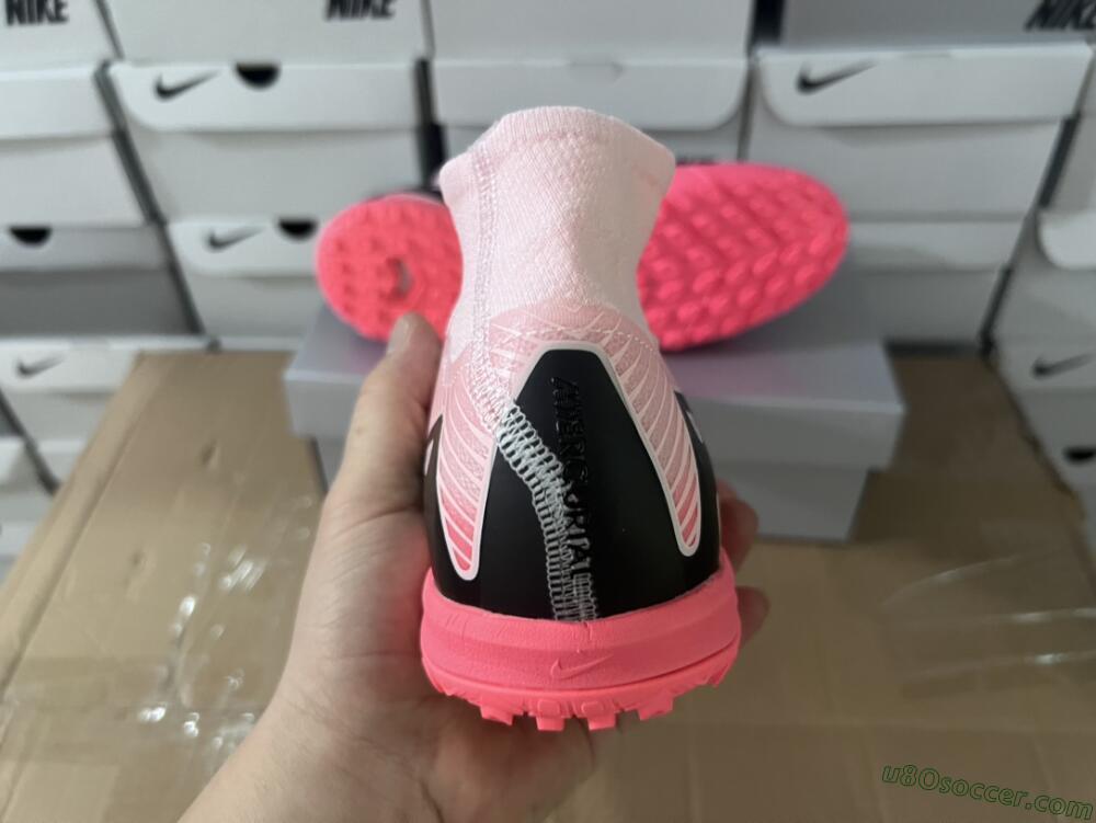 Nike Air Zoom Mercurial Superfly 10 Elite TF Artificial Turf Soccer Shoes - Pink/Black
