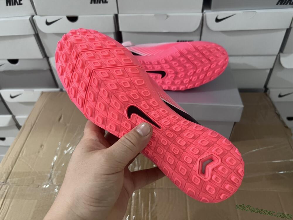 Nike Air Zoom Mercurial Superfly 10 Elite TF Artificial Turf Soccer Shoes - Pink/Black