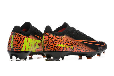 Nike Air Zoom Mercurial Vapor 16 Elite FG Firm Ground Soccer Cleats - Black/Orange/Yellow
