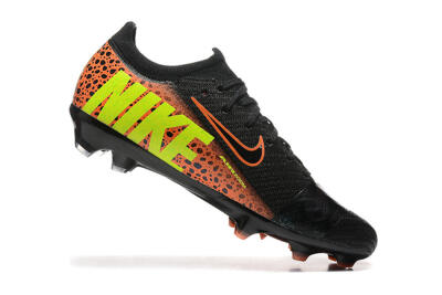 Nike Air Zoom Mercurial Vapor 16 Elite FG Firm Ground Soccer Cleats - Black/Orange/Yellow