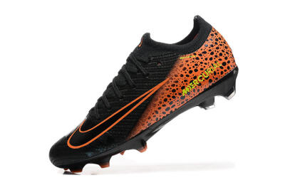 Nike Air Zoom Mercurial Vapor 16 Elite FG Firm Ground Soccer Cleats - Black/Orange/Yellow