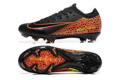 Nike Air Zoom Mercurial Vapor 16 Elite FG Firm Ground Soccer Cleats - Black/Orange/Yellow