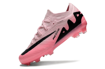 Kids Nike Air Zoom Mercurial Vapor 15 Elite FG Firm Ground Soccer Cleats - Pink/Black
