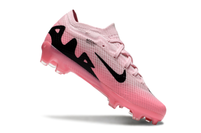 Kids Nike Air Zoom Mercurial Vapor 15 Elite FG Firm Ground Soccer Cleats - Pink/Black