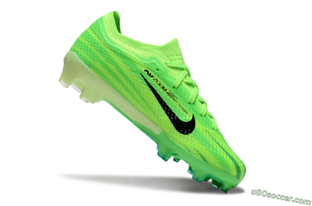Kids Nike Air Zoom Mercurial Vapor 15 Elite FG Firm Ground Soccer Cleats - Yellow/Black 4
