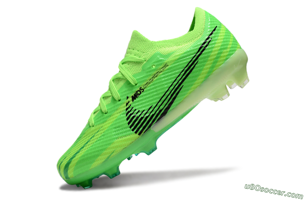 Kids Nike Air Zoom Mercurial Vapor 15 Elite FG Firm Ground Soccer Cleats - Yellow/Black 5