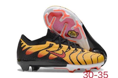 Kids Nike Air Zoom Mercurial Vapor 15 Elite FG Firm Ground Soccer Cleats - Yellow/Black/Red