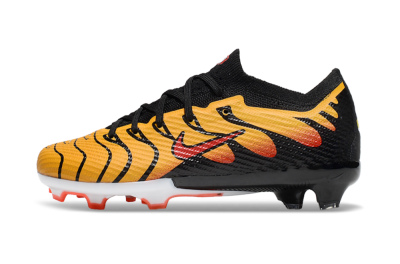 Kids Nike Air Zoom Mercurial Vapor 15 Elite FG Firm Ground Soccer Cleats - Yellow/Black/Red