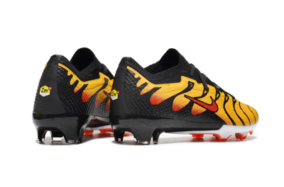 Kids Nike Air Zoom Mercurial Vapor 15 Elite FG Firm Ground Soccer Cleats - Yellow/Black/Red