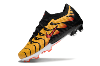 Kids Nike Air Zoom Mercurial Vapor 15 Elite FG Firm Ground Soccer Cleats - Yellow/Black/Red