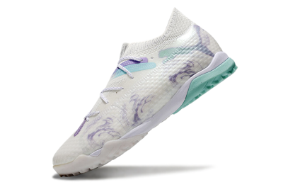 Puma Future Ultimate TF Artificial Turf Soccer Shoes - Beige/Jade/Purple