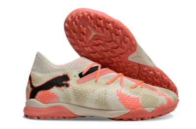 Puma Future Ultimate TF Artificial Turf Soccer Shoes - Beige/Red/Black
