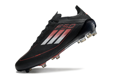Adidas F50 Eltie FG Firm Ground Soccer Cleats - Black/White/Red