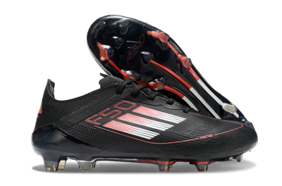 Adidas F50 Eltie FG Firm Ground Soccer Cleats - Black/White/Red