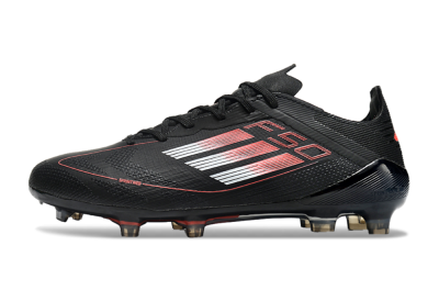 Adidas F50 Eltie FG Firm Ground Soccer Cleats - Black/White/Red