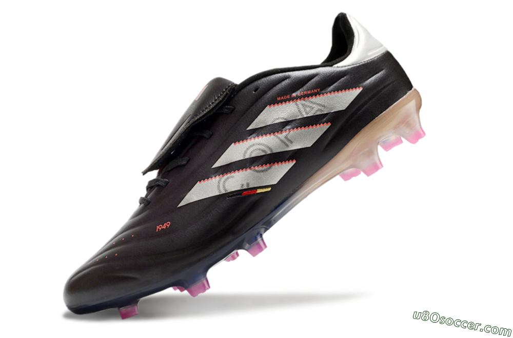Adidas Copa Pure 2 FG Firm Ground Soccer Cleats - Black/White/Blue 5