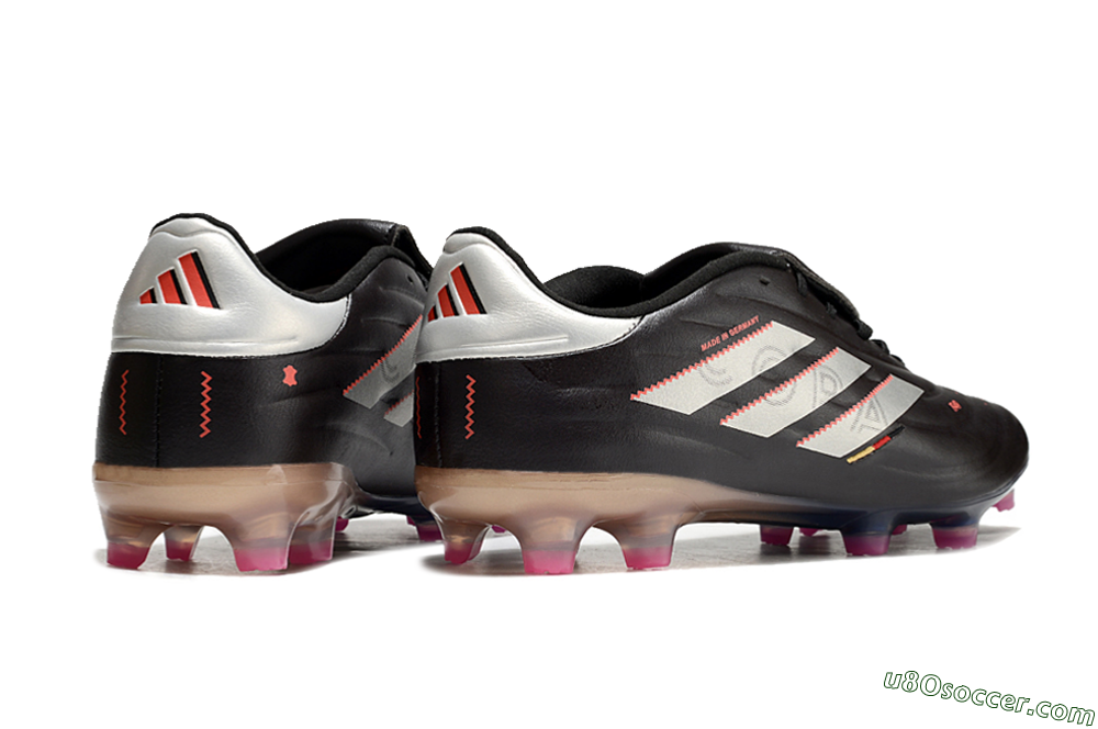 Adidas Copa Pure 2 FG Firm Ground Soccer Cleats - Black/White/Blue 6