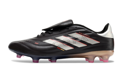 Adidas Copa Pure 2 FG Firm Ground Soccer Cleats - Black/White/Blue