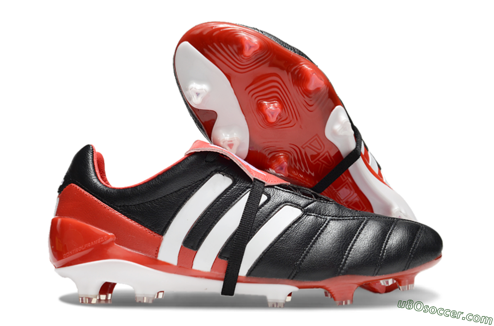 Adidas Predator Mutator Mania Tormentor FG Firm Ground Soccer Cleats - Black/White/Red 1