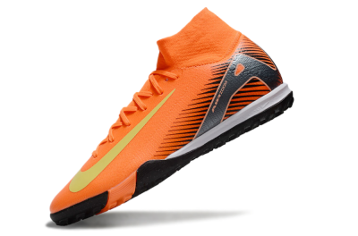 Nike Air Zoom Mercurial Superfly 10 Elite TF Artificial Turf Soccer Shoes - Red/Yellow/Black