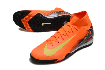 Nike Air Zoom Mercurial Superfly 10 Elite TF Artificial Turf Soccer Shoes - Red/Yellow/Black