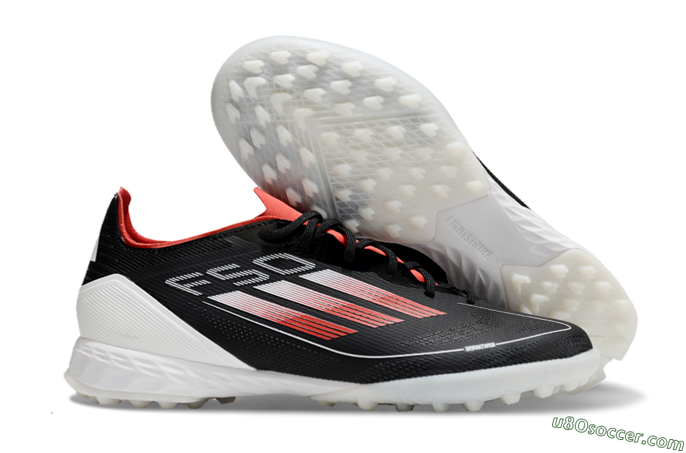 Adidas F50 Pro TF Artificial Turf Soccer Shoes - Black/Red/White 1