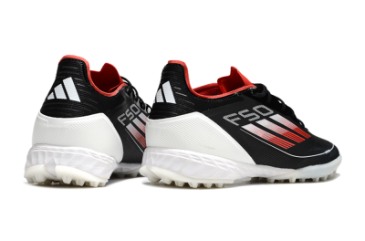 Adidas F50 Pro TF Artificial Turf Soccer Shoes - Black/Red/White