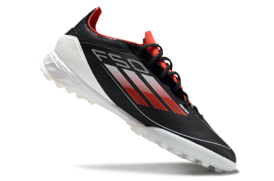 Adidas F50 Pro TF Artificial Turf Soccer Shoes - Black/Red/White