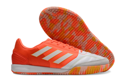 Adidas Top Sala Competition IC Indoor & Futsal Soccer Shoes - White/Red/Yellow