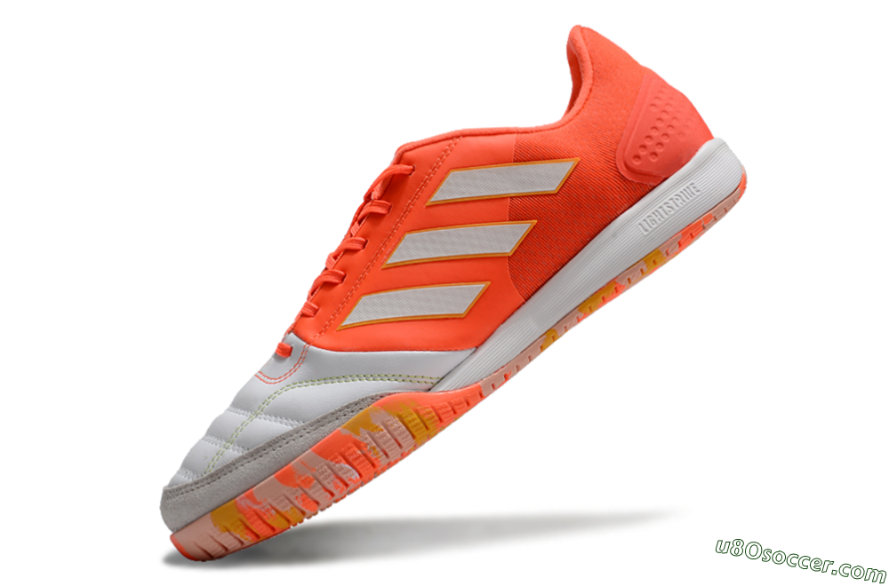 Adidas Top Sala Competition IC Indoor & Futsal Soccer Shoes - White/Red/Yellow 5
