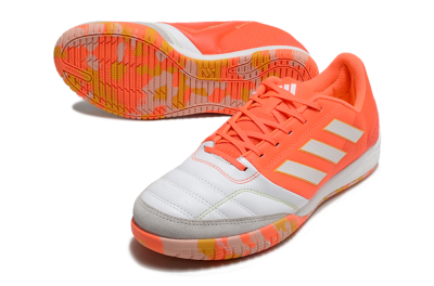 Adidas Top Sala Competition IC Indoor & Futsal Soccer Shoes - White/Red/Yellow