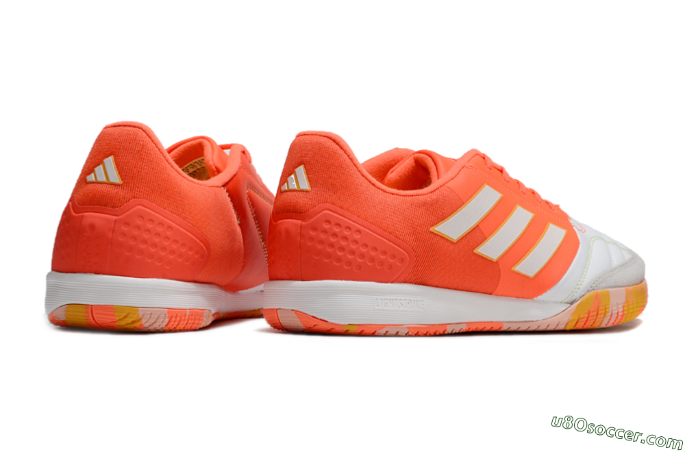 Adidas Top Sala Competition IC Indoor & Futsal Soccer Shoes - White/Red/Yellow 6