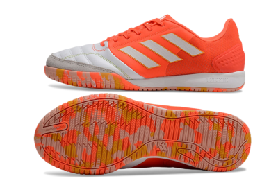 Adidas Top Sala Competition IC Indoor & Futsal Soccer Shoes - White/Red/Yellow
