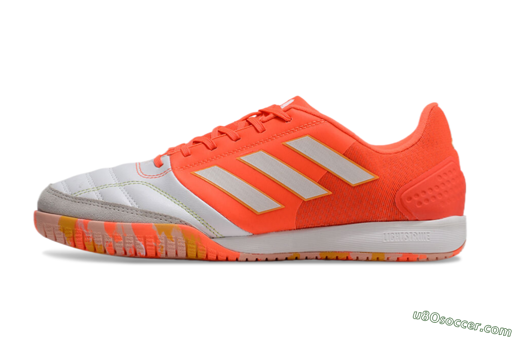 Adidas Top Sala Competition IC Indoor & Futsal Soccer Shoes - White/Red/Yellow 2