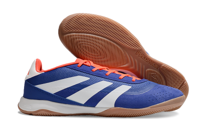 Adidas Predator 24 Elite IC Indoor & Futsal Soccer Shoes - Blue/White/Brown