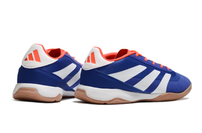 Adidas Predator 24 Elite IC Indoor & Futsal Soccer Shoes - Blue/White/Brown