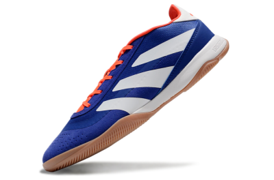 Adidas Predator 24 Elite IC Indoor & Futsal Soccer Shoes - Blue/White/Brown