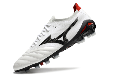 Mizuno Morelia Neo 4 FG Firm Ground Soccer Cleats - White/Black/Red