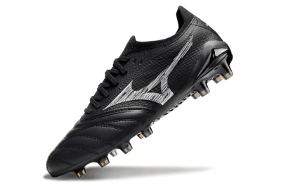 Mizuno Morelia Neo 4 FG Firm Ground Soccer Cleats - Black/White