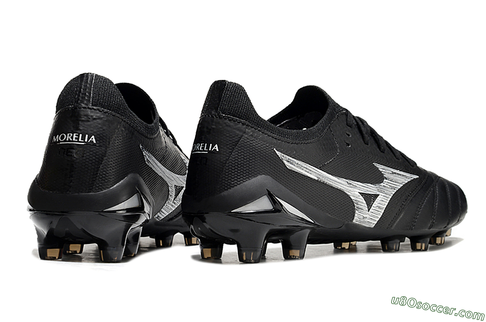 Mizuno Morelia Neo 4 FG Firm Ground Soccer Cleats - Black/White 6